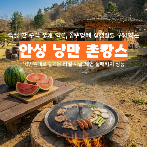 [2기 확정] 경기 남부권 주목, 안성 청춘 촌캉스 오픈 임박 (2기 8월22일) 이미지